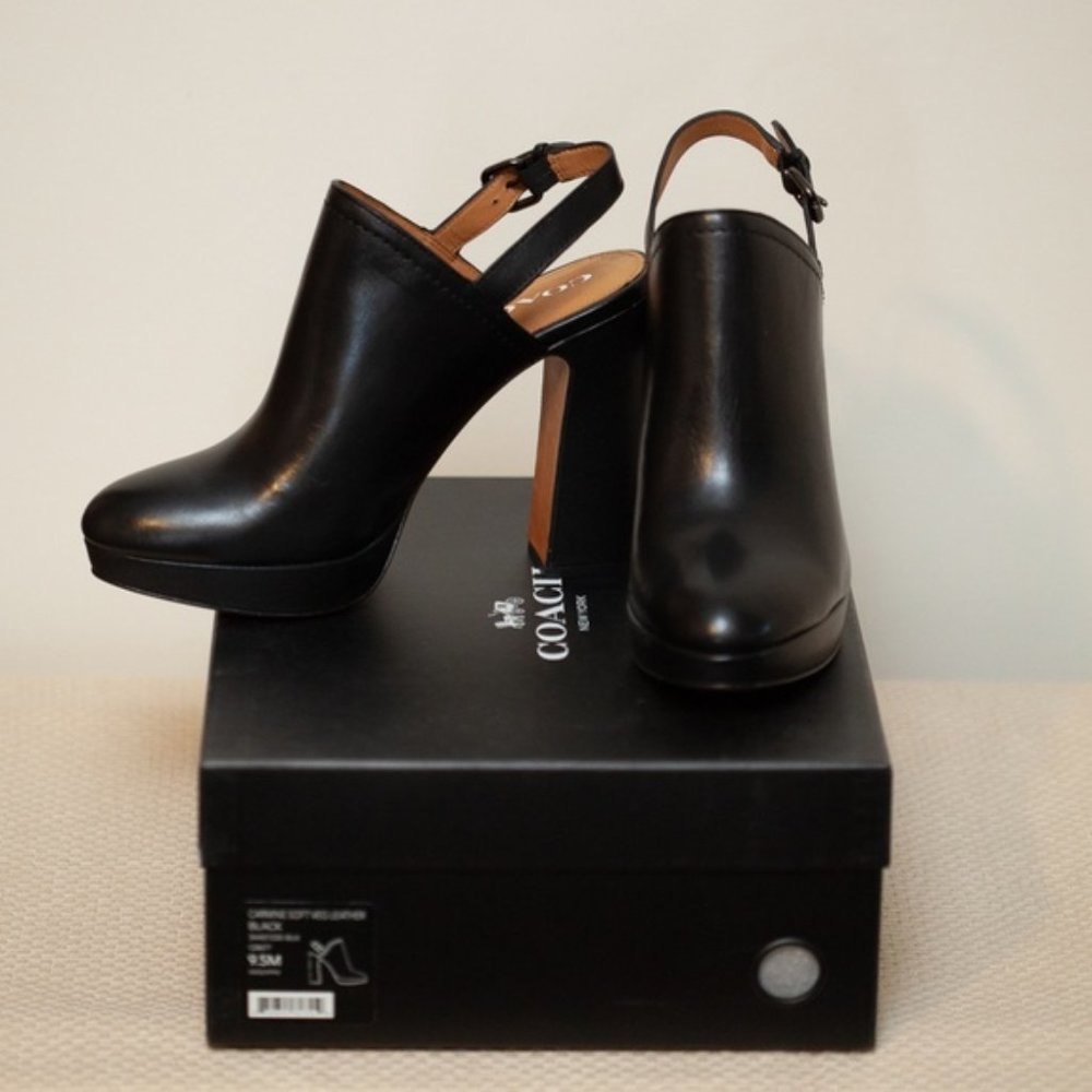 NWT Coach Carmine Black Size 9.5 SOLD OUT ONLINE!